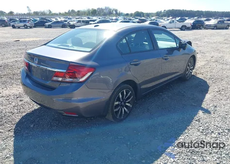 2015 Honda Civic Ex-L из США, поврежденный, VIN 19XFB2F96FE072360